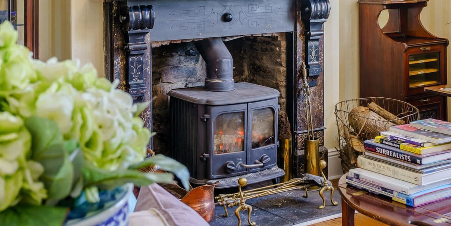 Rooms and living spaces at The Old Vicarage Laugharne