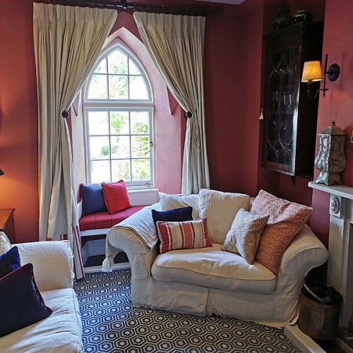 Sitting room at The Old Vicarage Laugharne